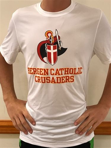 Badger Short Sleeve White Tee